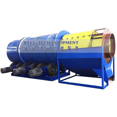 Trommel เครื่องขัดพื้นโรงงาน Gold Wash